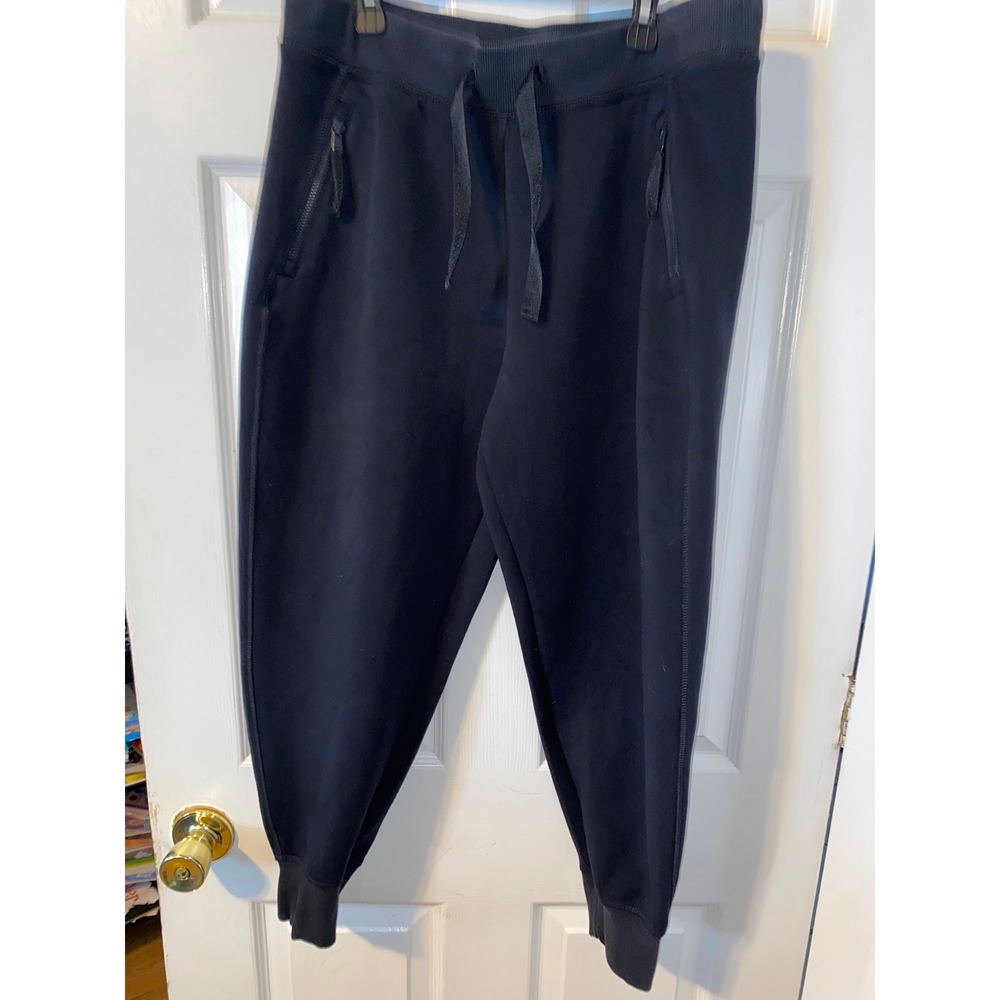 Kirkland Signature Mens Black Tech Fleece Joggers Sweatpants Large 7772019